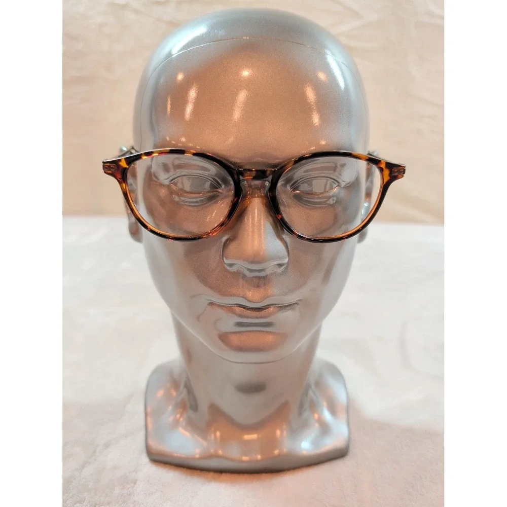 Foster‎ Grant Design Tortoise Round Eyeglass Frames Brown (FRAMES ONLY)
